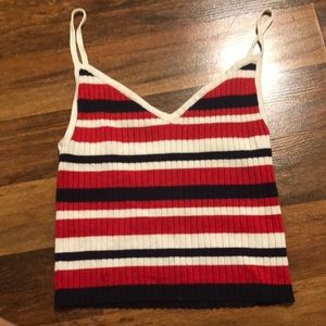 Red, white, & blue kendall & kylie tank top